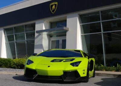Green Lambo Custom welding